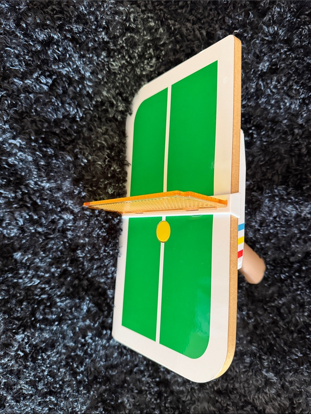 Mini Table Tennis Toy with Green Play Surface